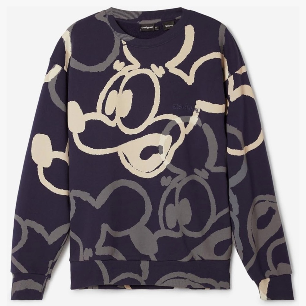 Desigual Disney Mickey Mouse Graphic Printed Sweatshirt